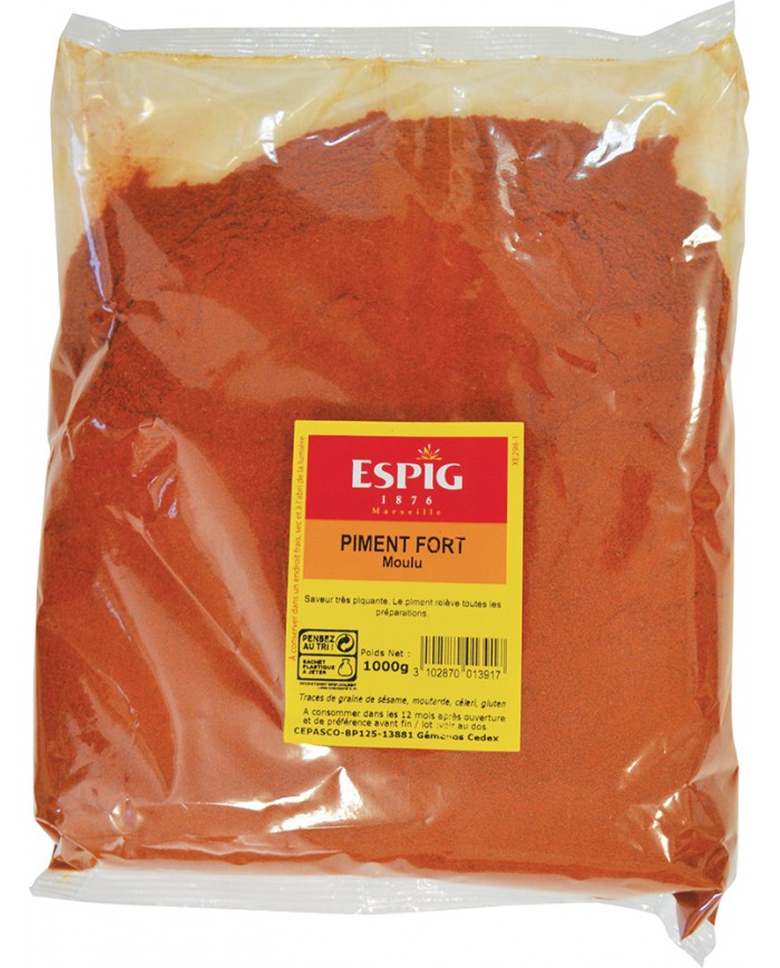 Piment fort moulu 1kg