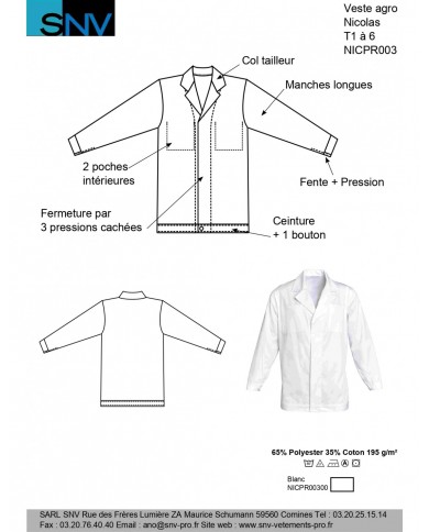 Veste NICOLAS Veste NICOLAS